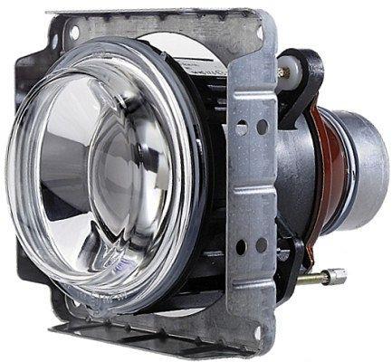 HELLA DE/Halogen-Scheinwerfereinsatz, Hauptscheinwerfer, 24/12V, rund, Einbau, SAE, Scheibenfarbe: glasklar, AMP, vorne, 1BL 007 834-087