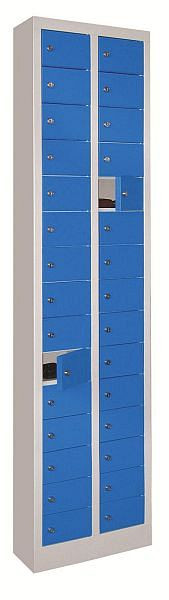 Pavoy Kleinfachschrank 1950/200/460, Zylinderschloss, 2 x 15 Fächer, glatte Türen, 21228-046-115-910905