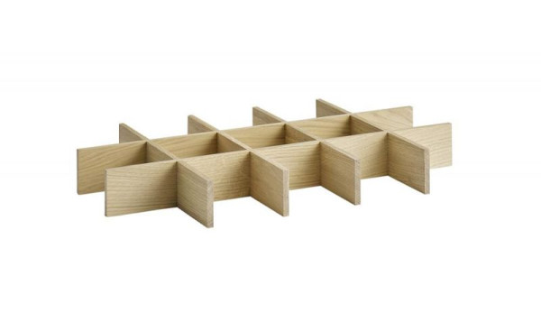APS Einsatz für GN 1/1 Holzbox 50,5 x 30 cm, Höhe: 6 cm, Eichenholz (geölt), 14021