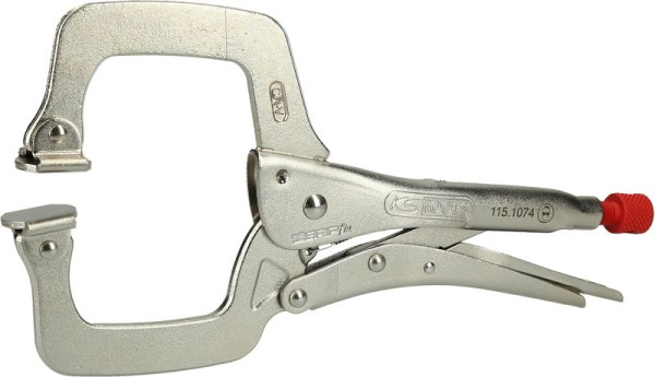 KS Tools Schweiß-Klammer-Gripzange, beweglichen Spannbacken 0-100mm, 115.1074