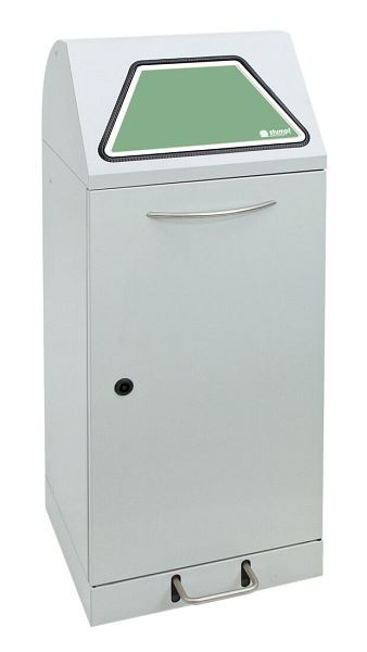 stumpf Abfalltrennung Modul-Vario 75, lichtgrau, ProSlide-System, 75 Liter, Trethebel, 625-075-1-1-735