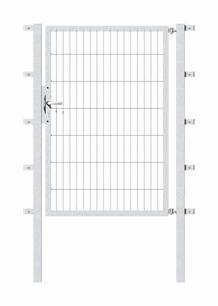 Alberts Einzeltor Flexo mit Zubehör, Breite 100 cm, Höhe: 140 cm, feuerverzinkt, 646745