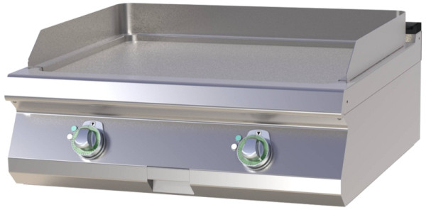 A&S Gastro Elektro-Grillplatte glatt mit 2 Heizzonen, FTH-C-708E