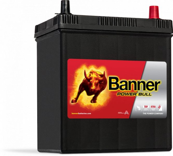 Banner Power Bull P40 26 ASIA, Kalzium PKW Batterie der neuesten Generation, 013540260101