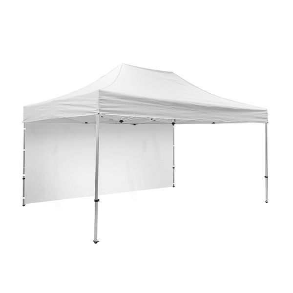 Showdown Displays Zelt Alu Wand doppelseitig Weiß 3 x 4,5 Meter, T4,5-GWWH