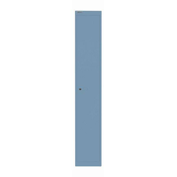 Bisley Garderobenschrank Office, 1 Fach mit Hutboden und 1 Kleiderhaken, Tiefe 305 mm, 605 blau, CLK121605