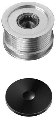 HELLA Generatorfreilauf, Gewindemaß: M16x1,5, Anzahl der Rillen: 6, mit Kappe, 9XU 358 038-031