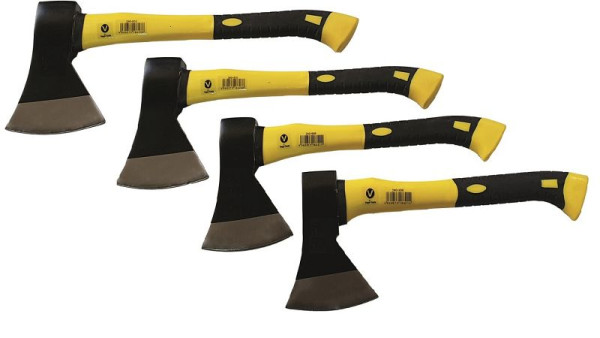 VaGo-Tools Beil Spaltaxt Axt 600 800 1000 1250 g Fiberglasstiel 4-teiliges Set Holz, 240-906/908/910/215_fv