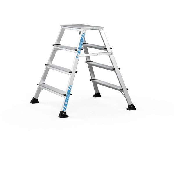 ZARGES XLstep P - Podest breit 2 x 4 Stufen, Stufentiefe: 92 mm, 41411