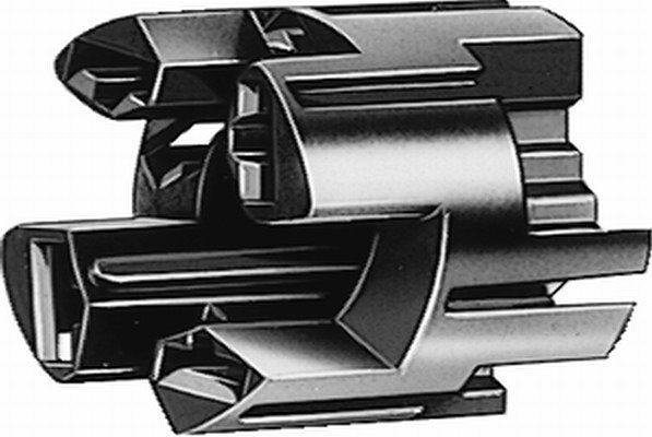HELLA Steckgehäuse, 8-polig, geschraubt, Halogen, J, Stecker: Flachsteckhülse, 8JA 001 926-001