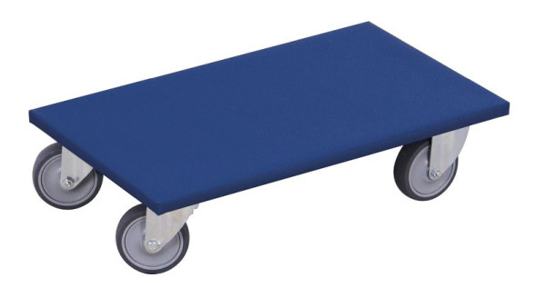 VARIOfit Möbelhund mit thermoplastischer Bereifung, 600x350x145mm, Radsatz: thermoplastischem Gummi, Robuster Antirutschbelag blau, VE: 2 Stück, mh-935.003