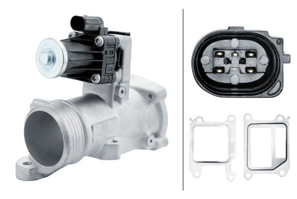 HELLA AGR-Ventil, 12V, elektrisch, 5-polig, mit Dichtringen, 6NU 014 864-591