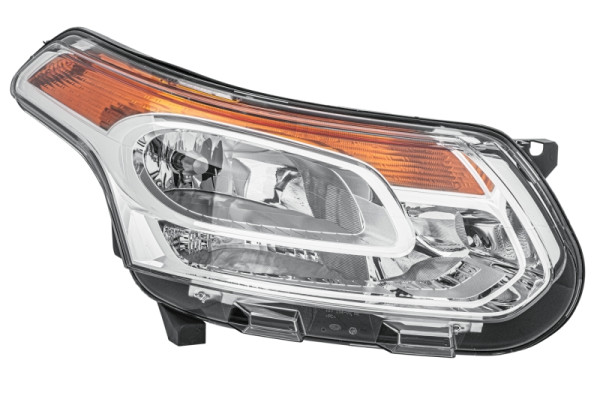 HELLA FF/Halogen-Hauptscheinwerfer, für u.a. Citroën C3 Picasso (SH_), ECE, für Rechtsverkehr, rechts, 1EG 009 767-021