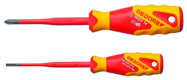 GEDORE VDE-Schraubendreher-Satz SLIM DRIVE 2-teilig Schlitz+PH, 2928736