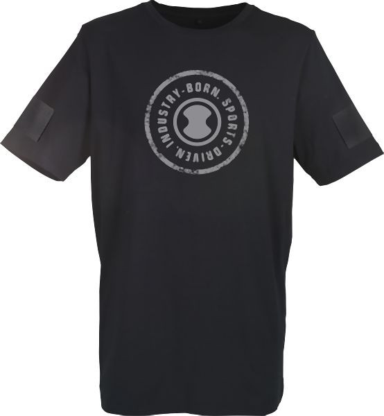 Skylotec Herren T-shirt mit gedrucktem Logo auf der Brust, schwarz, BE-455-1-S
