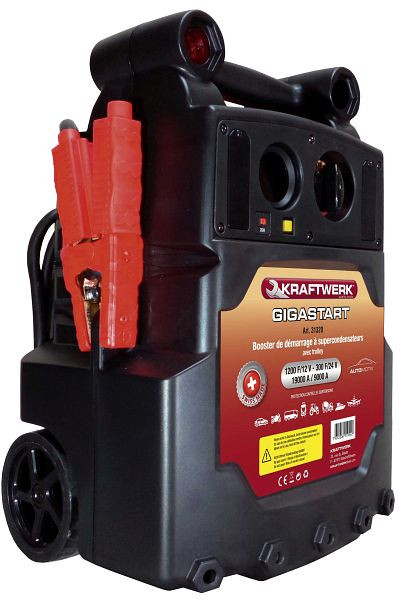 Kraftwerk Superkondensator Start Booster Gigastart 12 / 24 V, 31320