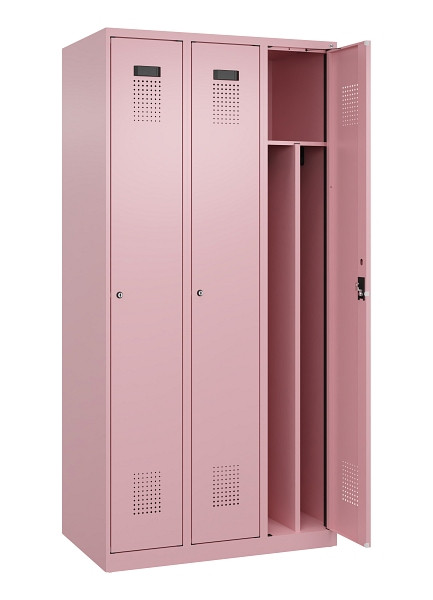 C+P Spind Evolo PLUS, 3 Abteile, 1850x900x500mm, 3015/3015, Verschluss Zylinderschloss, 049000-30F S10051