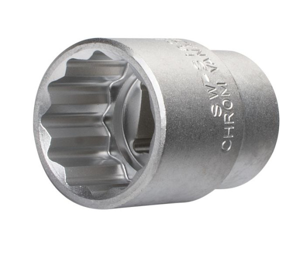 SW-Stahl Steckschlüsseleinsatz, 3/4", Zwölfkant, 32 mm, 07663L-32