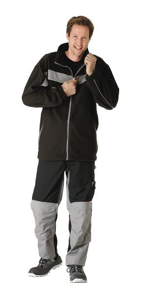 Planam Plaline Fleecejacke, schwarz/zink, Größe XXXL, 2560064