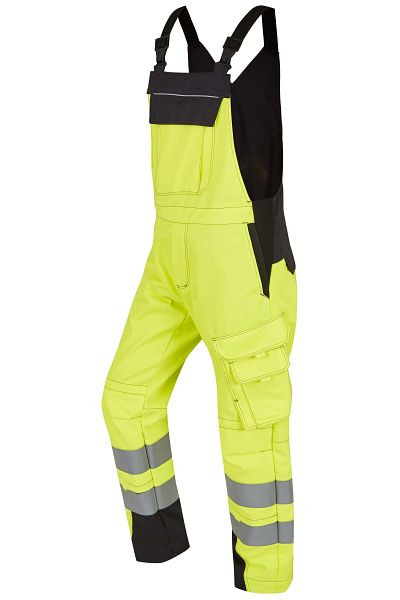 ROFA Latzhose teils 2-lagig 2428, Größe 52, Farbe 353-leuchtgelb-anthrazit, 2652428-353-52