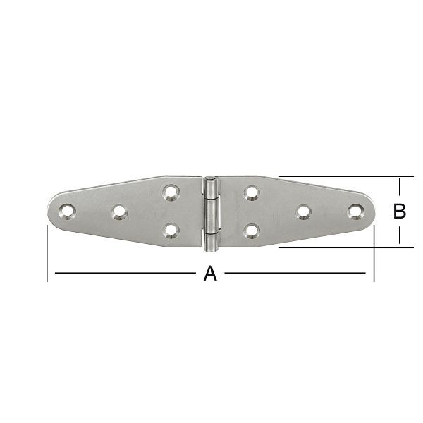 Vormann Edelstahlbänder 160 x 37 mm, VE: 20 Stück, 010046160