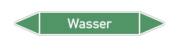 Moedel Fließrichtungspfeil Gruppe 1 - Wasser, Folie, 157x26 mm, 56487