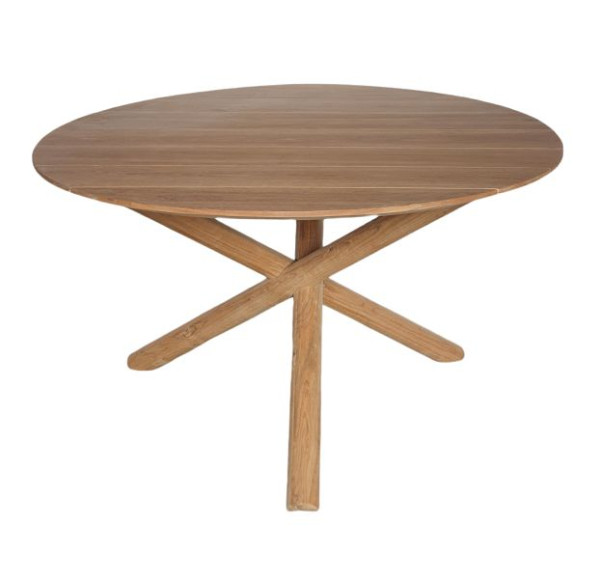 BEST Mola, Runder Dining Tisch Teak, 135 cm Durchmesser, 531681