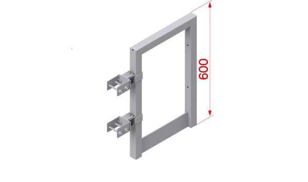 HYMER Durchgangssperre ohne Fußleiste, Stahl verzinkt, 20010118