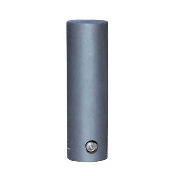 Stein HGS Stilpoller -Delion-, herausnehmbar mit 3p-Technologie, (Dreikantverschluss), inkl. Bodenhülse, RAL 9005 tiefschwarz, Pfosten: Ø 180 mm, 40089-07