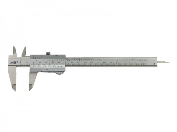 HELIOS PREISSER Taschenmessschieber, "DUO - FI x ", 1/20 mm +1/128", Messbereich 0 - 150 mm, 190501