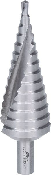 KS Tools HSS Stufenbohrer, Durchmesser 4-30mm, 14 Stufen, 330.2303
