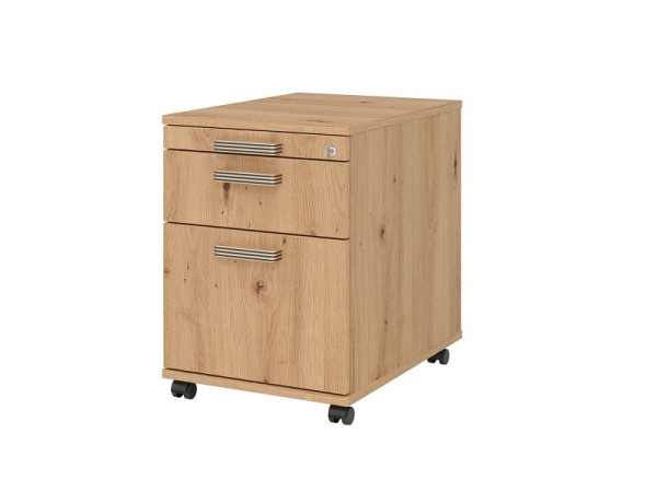 Hammerbacher Rollcontainer 58cm, 1 Schub, 1HR, Schloss SG Asteich, VAC20/R/R/SG