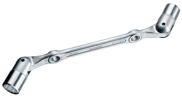 GEDORE 17x19 mm Doppel-Gelenkschlüssel, Köpfe feingeschliffen, 6299950