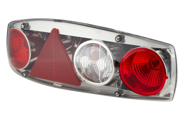 HELLA Heckleuchte, Caraluna Modular II Plus, Glühlampe, 12V, Einbau/geschraubt, ECE, Lichtscheibenfarbe: glasklar, links, 2VP 343 590-057