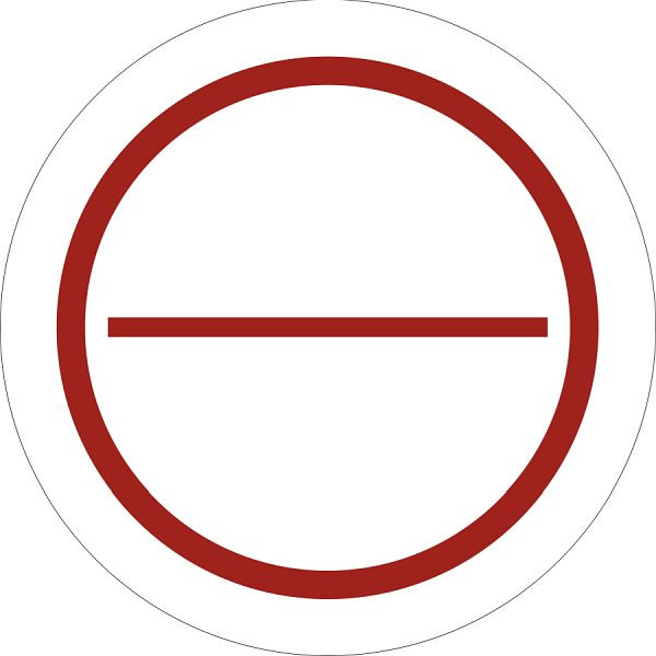 Moedel Etikett für Stromkreis- und Leuchtennummer, Folie, Ø 39 mm, VE: 30 Stück, 58312