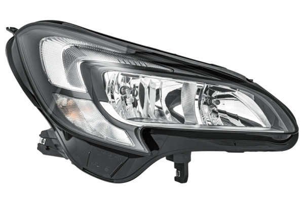 HELLA LED/Halogen/FF-Hauptscheinwerfer, für u.a. Opel Corsa E (X15), für Linksverkehr, rechts, 1LF 011 830-081