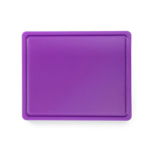 Hendi Schneidbretter HACCP GN 1/2, LxBxH: 260x320x12 mm, Violett, 826164
