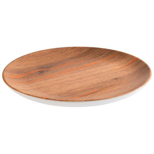 APS Teller -CRAZY WOOD- Ø 26 cm, Höhe: 2 cm, 85307