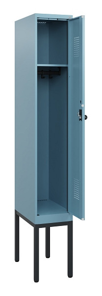 C+P Spind Evolo PLUS, Gestell, 1 Abteil, 1950x300x500mm, 0010/0010, Drehriegel, 0490305-10 S10025