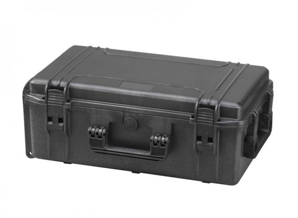MAX wasser- und staubdichter Kunststoffkoffer, IP67 zertifiziert, schwarz, mit anpassbarer Rasterschaumstoffeinlage, MAX520S