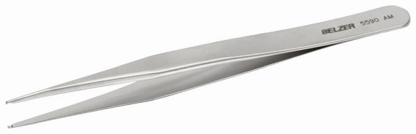 Belzer SMD-Pinzette, Edelstahl, Bauteile Ø 1 mm oder höher, 120 mm, 5590 AM
