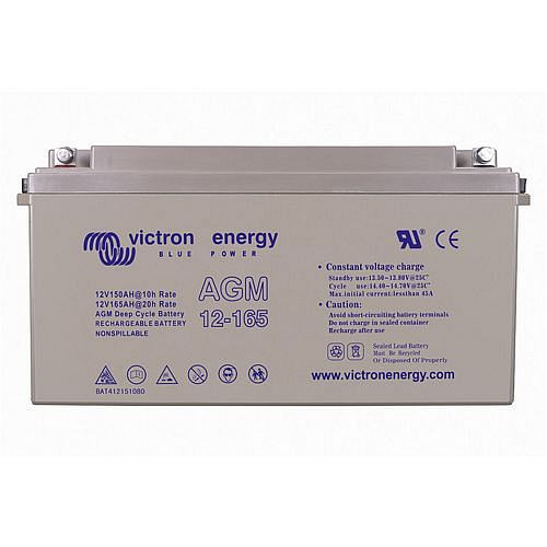 Victron Energy Batterie AGM Deep Cycle 12V/165Ah, 2-67-012225, BAT412151084