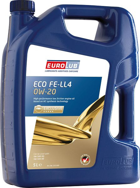 Eurolub ECO FE LL4 SAE 0W-20 Motoröl, VE: 5 L, 215005