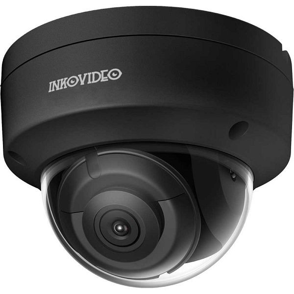 INKOVIDEO V-811-8MB 4K 8 MP PoE Netzwerk Dome Überwachungskamera (schwarz), i811mb