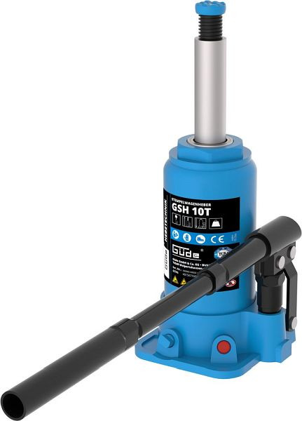Güde Stempelwagenheber GSH 10T, Hubkraft: 10 t, 18042, 4015671603319