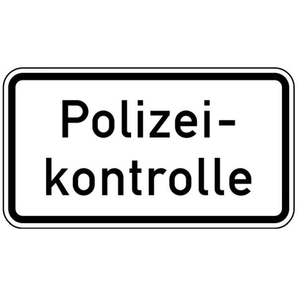Stein HGS Polizeikontrolle Nr. 1007-58, 330x600mm /RA2/Flachform 3mm, 1007-58-223