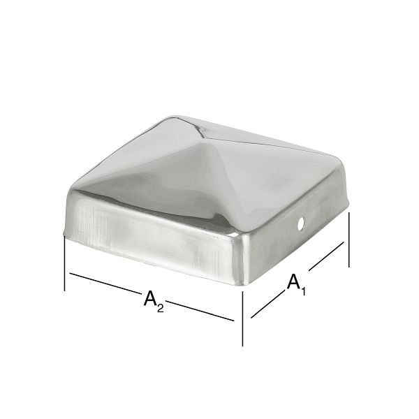 Vormann Pfostenkappe 91 x 91 mm ohne Kugel, VE: 10 Stück, 010335090