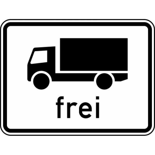 Stein HGS Kfz mit Gesamtmasse über 3,5 t, mit Anhänger und Zugmaschinen frei, Nr. 1024-12, 420 x 315 mm, Alform, RA1, 1024-12-112