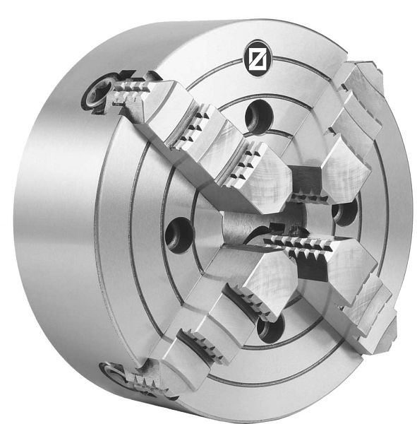 MACK Planscheibe ZENTRA, D= 200, Guss, DIN 55026-4", einteilige Backen, ZE-4156-204