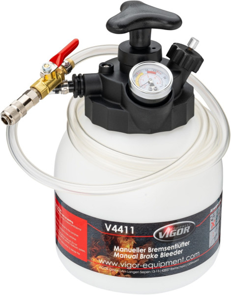 VIGOR Bremsentlüfter Satz 3 l, manuell, Anzahl Werkzeuge: 5, V4411